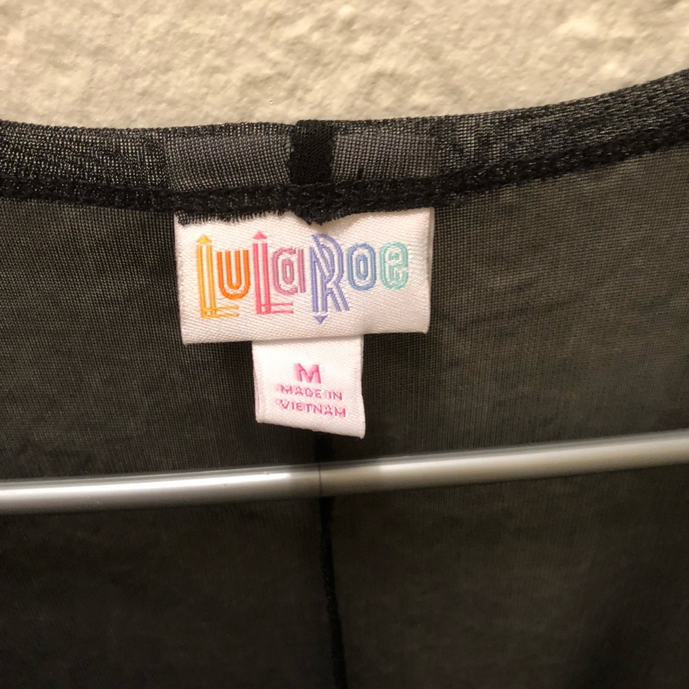 Size medium black LuLaRoe Lindsay